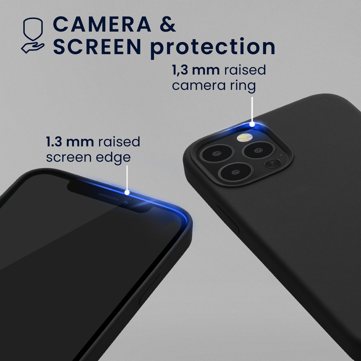 kwmobile Case Compatible with Apple iPhone 12 / iPhone 12 Pro Case Magnetic Silicone Case Compatible with MagSafe Cover Rubberized