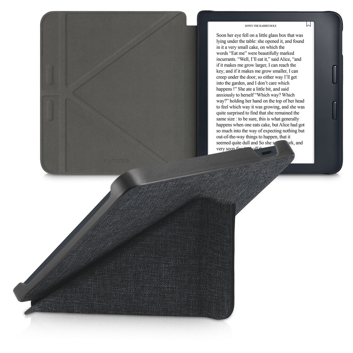 Kobo Libra 2 eReader Case Dark Grey Fabric