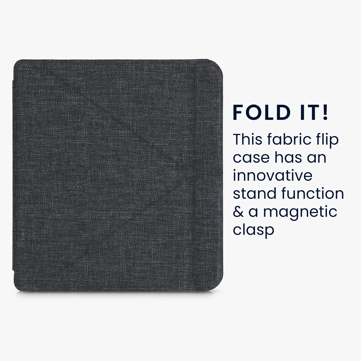 Kobo Libra 2 eReader Case Dark Grey Fabric