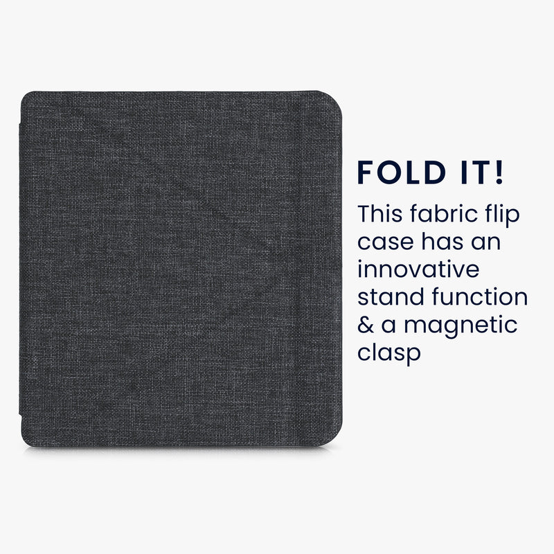 Kobo Libra 2 eReader Case Dark Grey Fabric