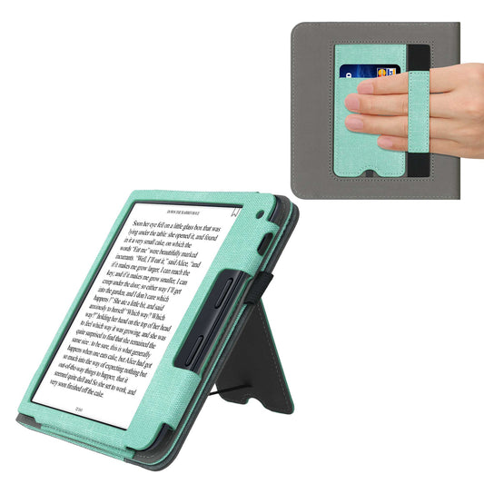 Kobo Libra 2 with Hand Strap Faux Leather Flip Case