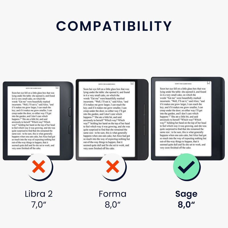 Kobo Sage with Auto Sleep eReader Flip Case
