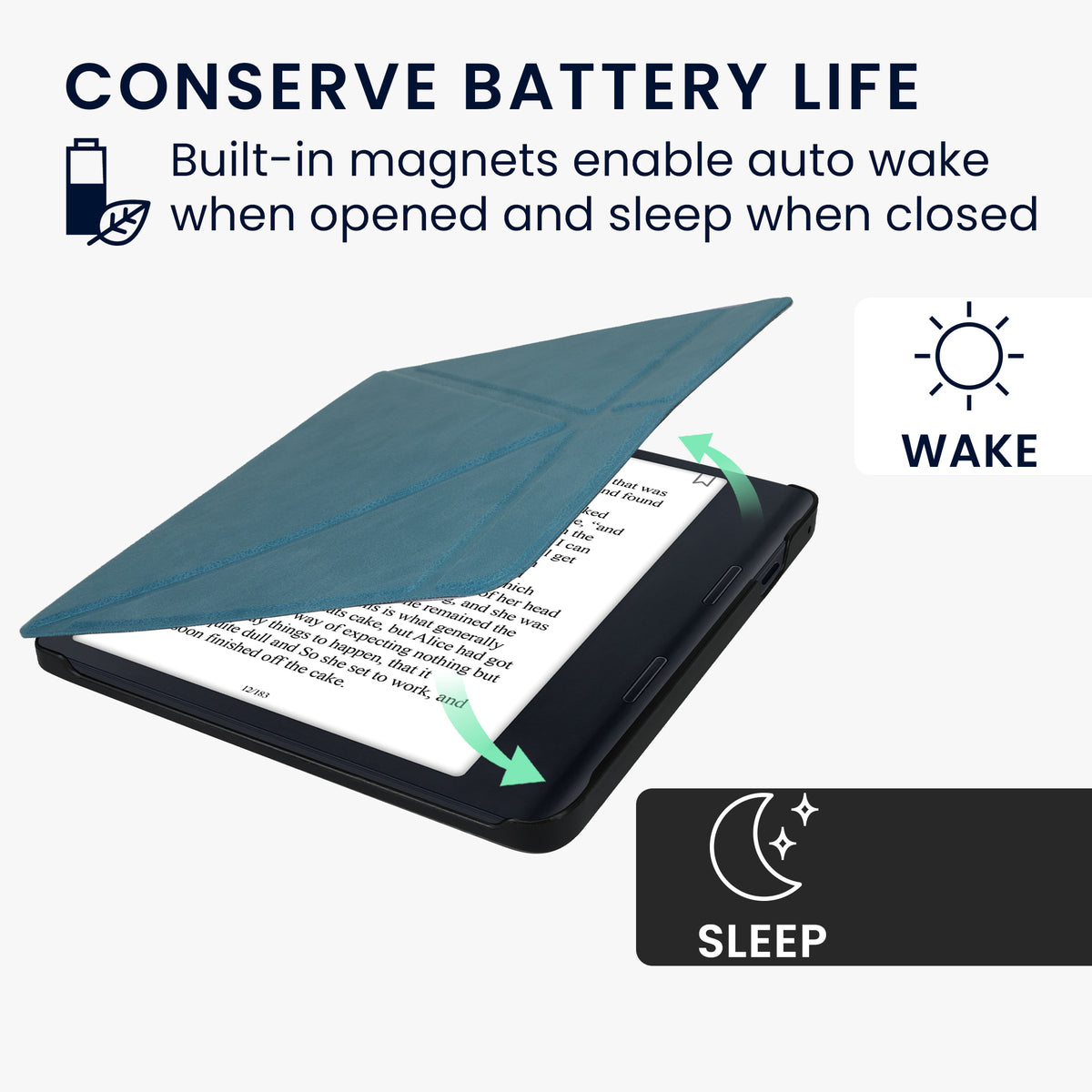 Kobo Sage with Auto Sleep eReader Flip Case