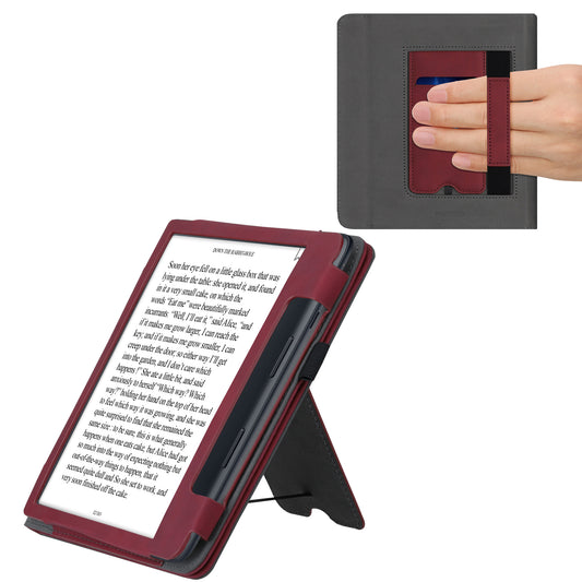 kwmobile Flip Case Compatible with Kobo Sage - Hand Strap - Cover