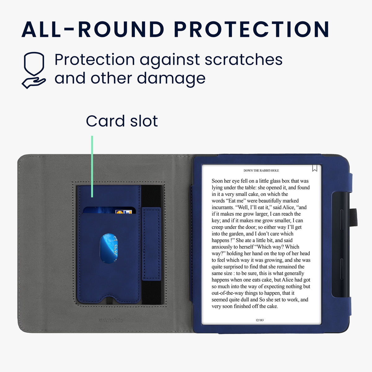Kobo Sage with Hand Strap Flip Case