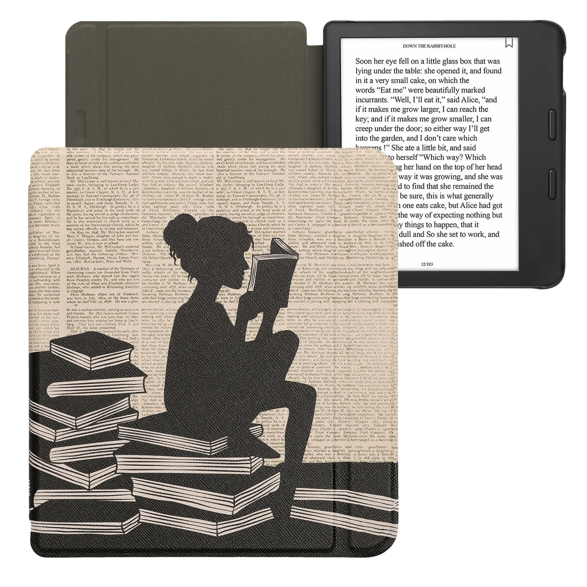 Tolino Vision 6 with Auto Sleep eReader Flip Case