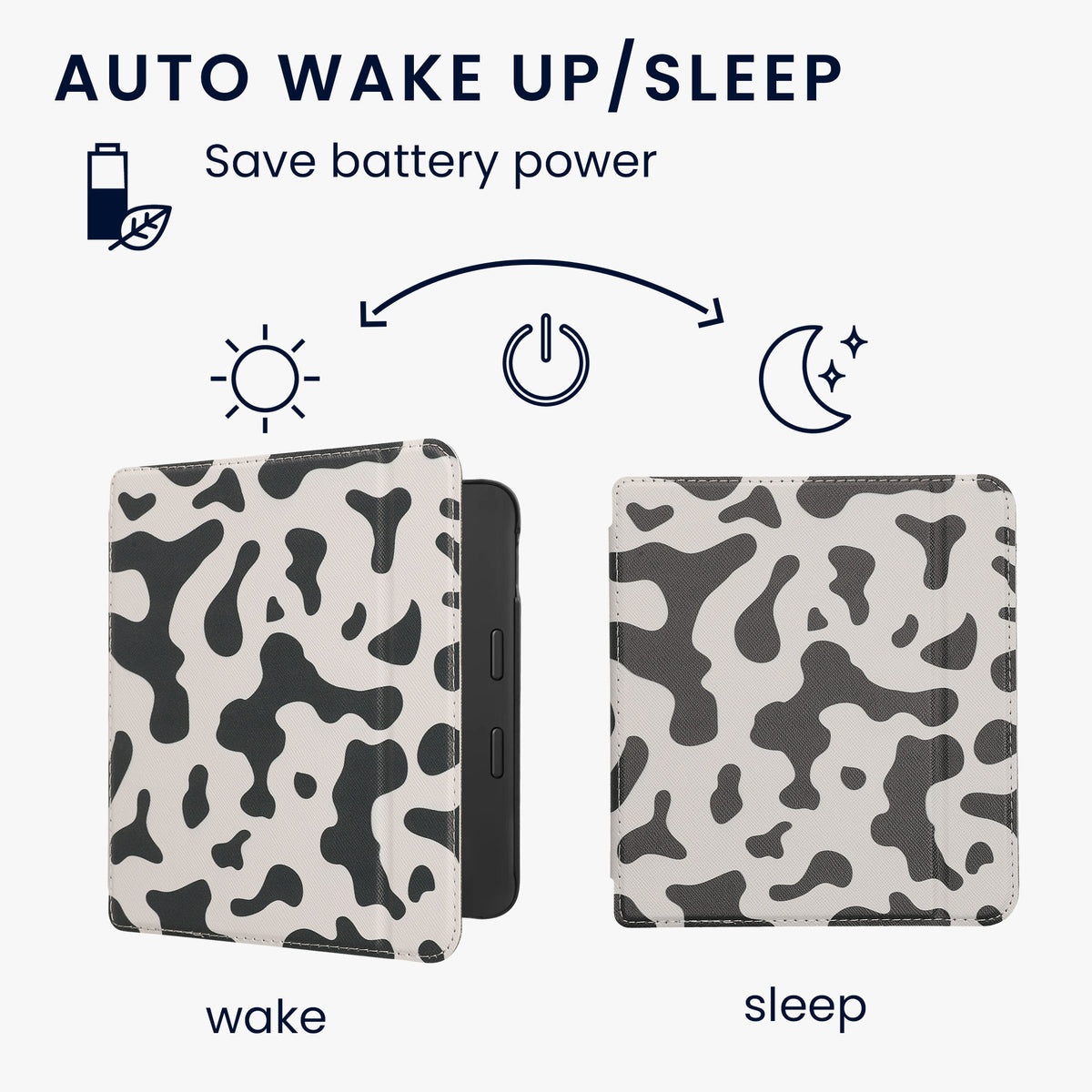 Tolino Vision 6 with Auto Sleep eReader Flip Case