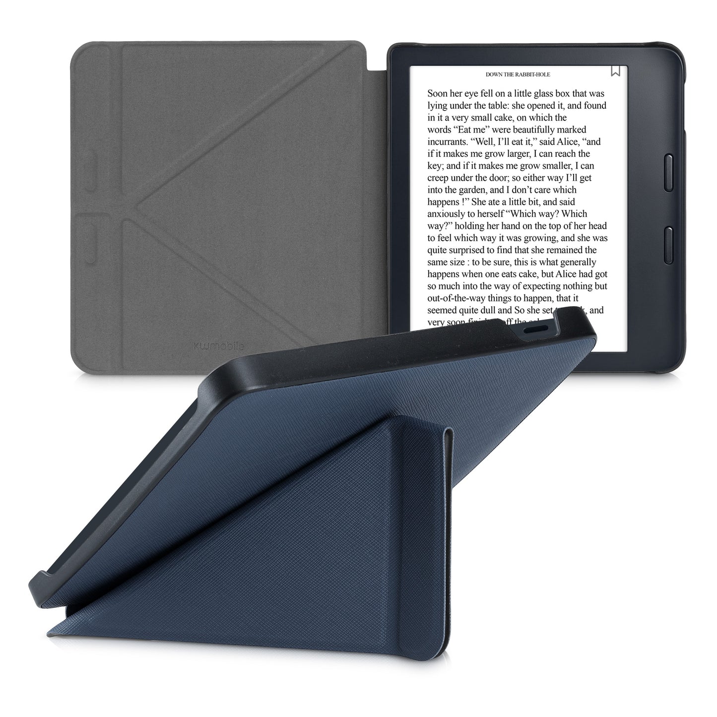 kwmobile Schutzhülle für Tolino Vision 6 Hülle - eReader Klapphülle mit Auto Sleep Funktion - Cover mit Ständer - Hüllen