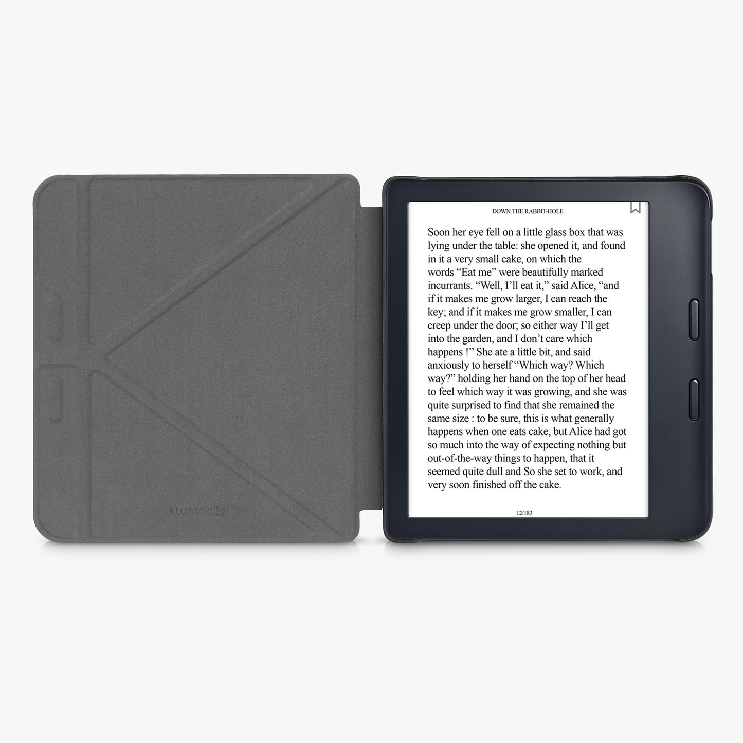 kwmobile Case for Tolino Vision 6 Cover eReader Flip Case with Auto Sleep Function Cover with Stand