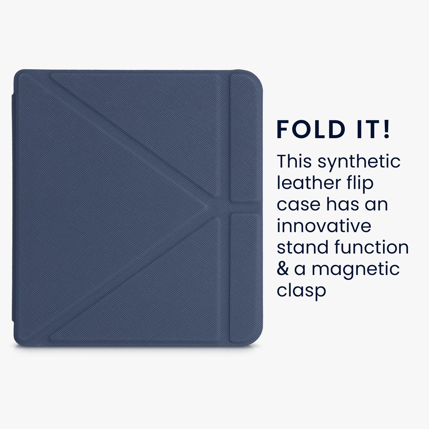 kwmobile Case for Tolino Vision 6 Cover eReader Flip Case with Auto Sleep Function Cover with Stand