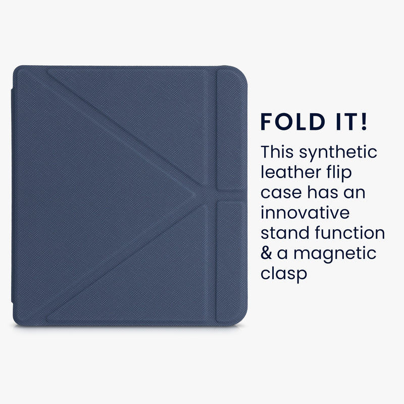 kwmobile Case for Tolino Vision 6 Cover eReader Flip Case with Auto Sleep Function Cover with Stand