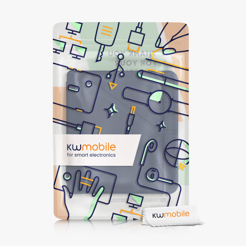 kwmobile Schutzhülle für Tolino Vision 6 Hülle - eReader Klapphülle mit Auto Sleep Funktion - Cover mit Ständer - Hüllen