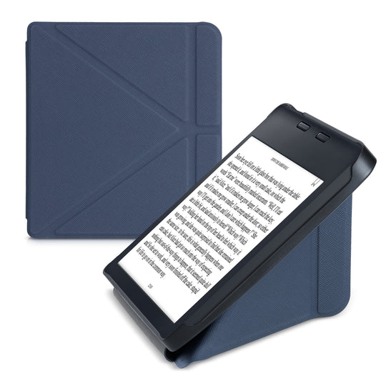 kwmobile Case for Tolino Vision 6 Cover eReader Flip Case with Auto Sleep Function Cover with Stand