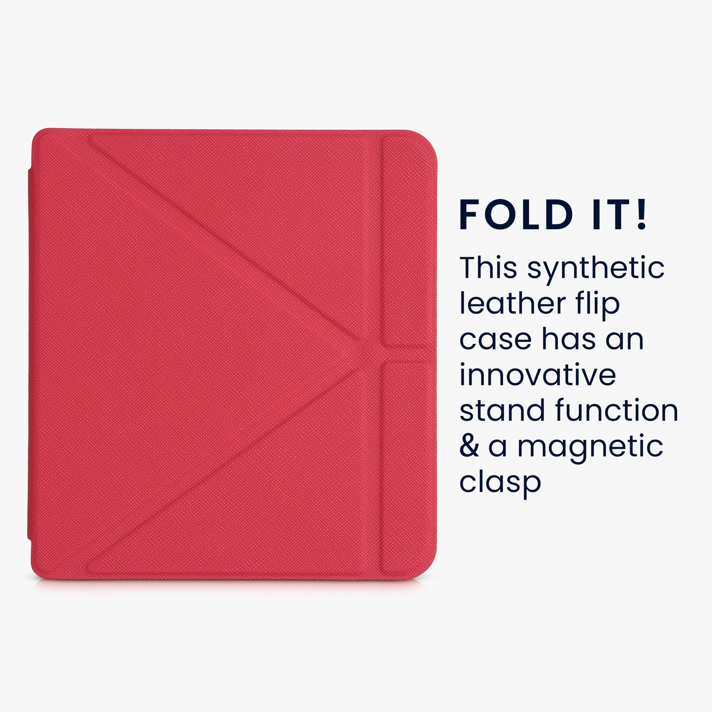 kwmobile Case for Tolino Vision 6 Cover eReader Flip Case with Auto Sleep Function Cover with Stand