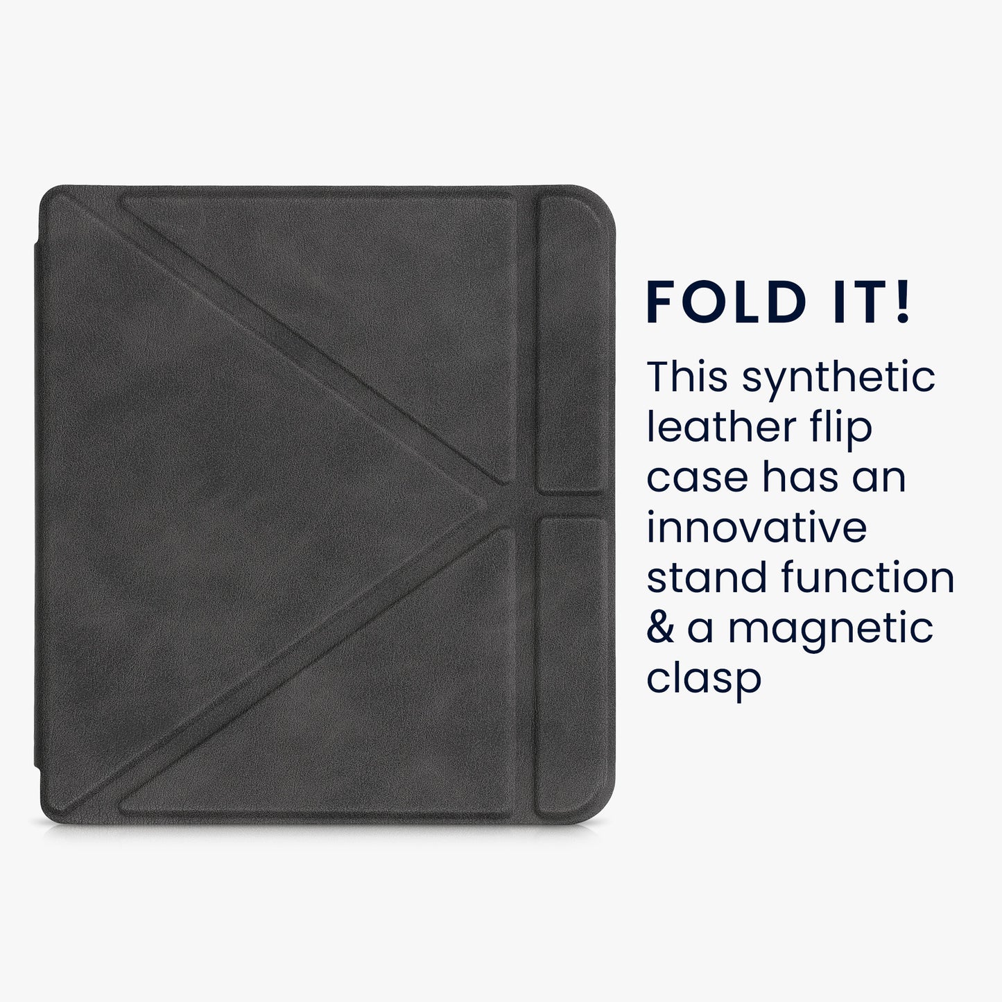 kwmobile Case for Tolino Vision 6 Cover eReader Flip Case with Auto Sleep Function Cover with Stand