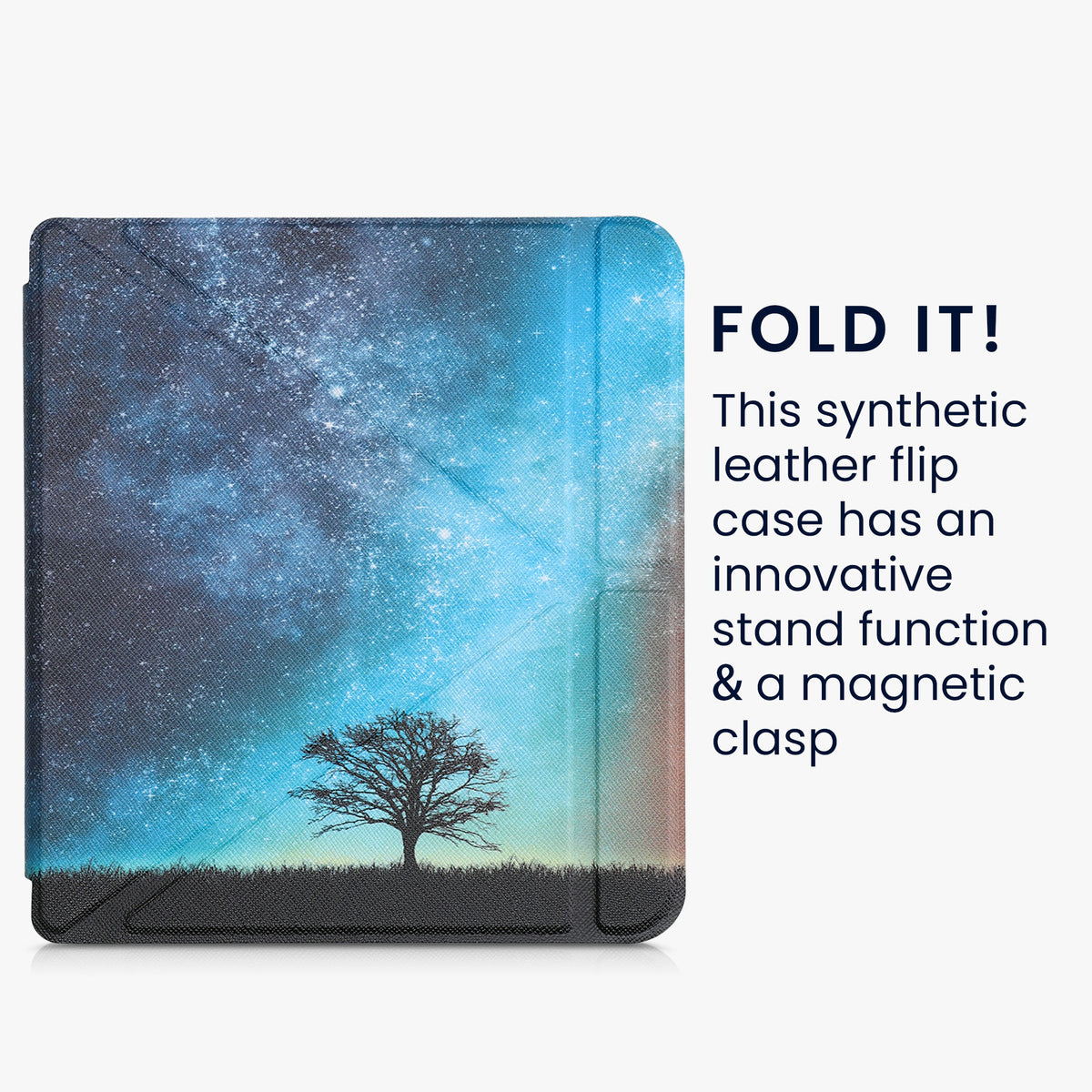 Tolino Vision 6 Faux Leather eReader Case Starry Sky Tree