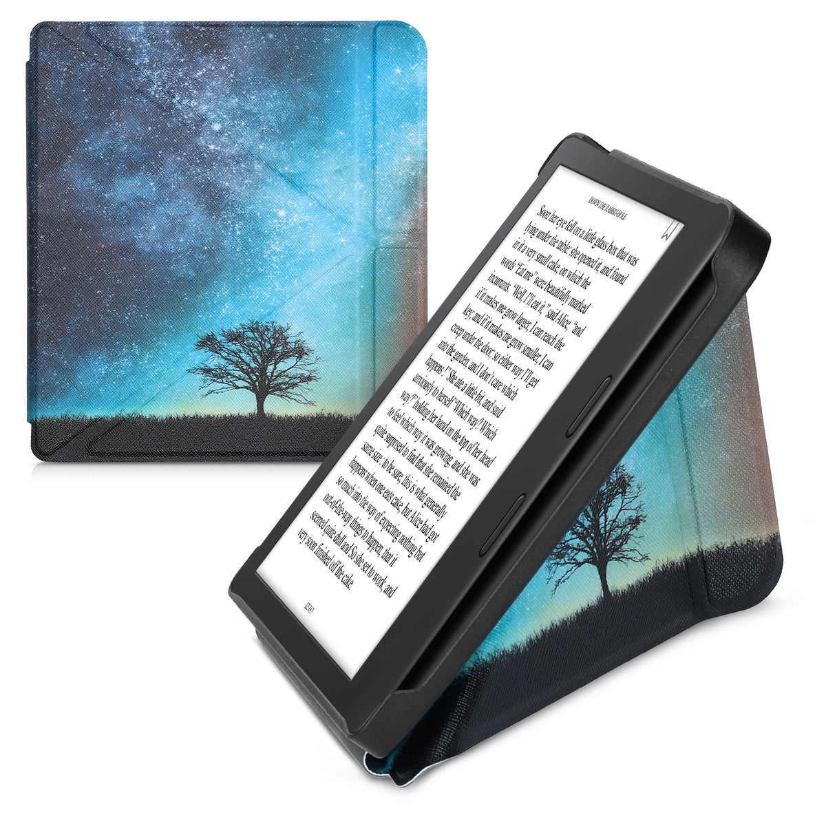 Tolino Vision 6 Faux Leather eReader Case Starry Sky Tree