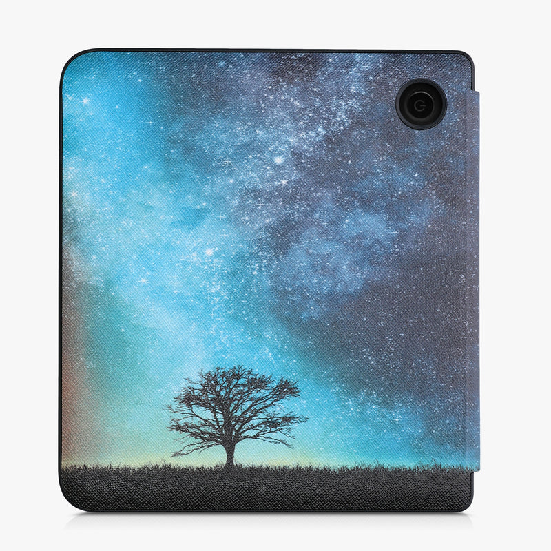 Tolino Vision 6 Faux Leather eReader Case Starry Sky Tree