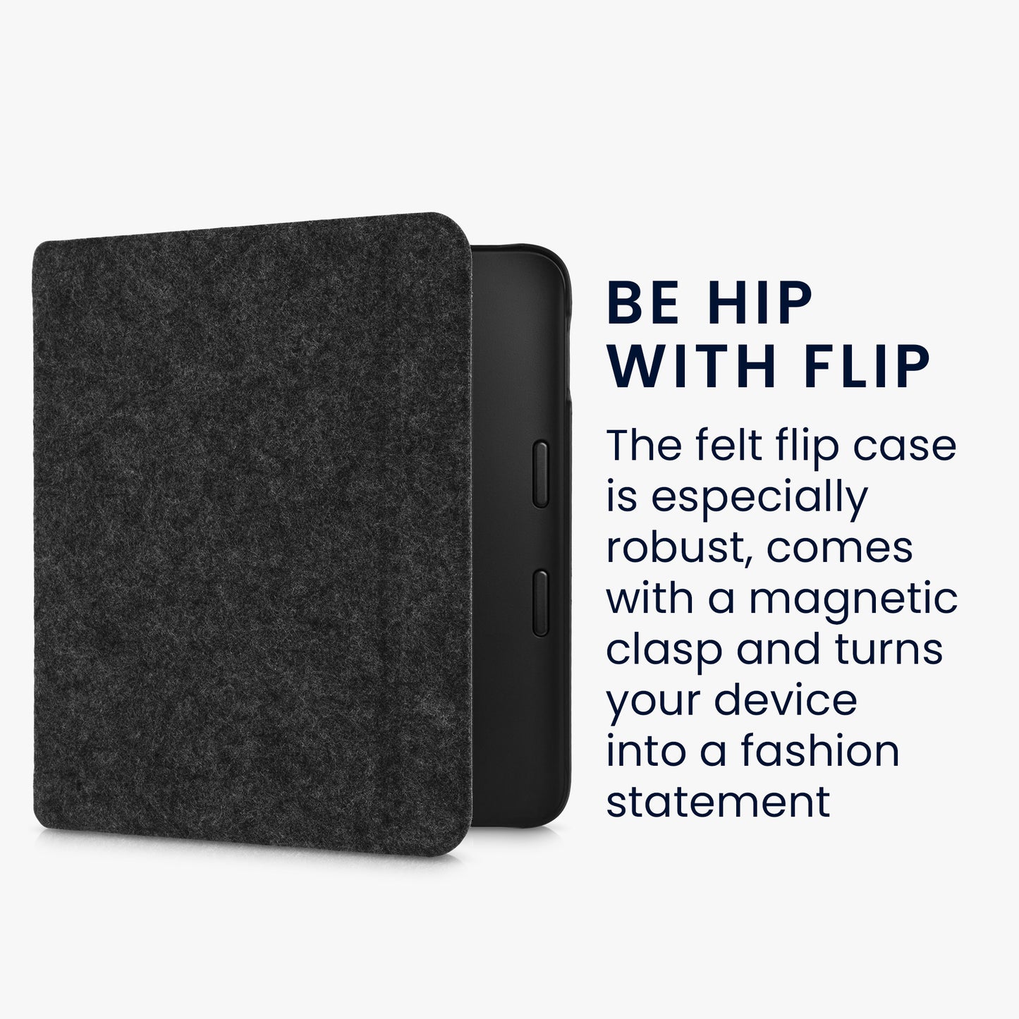Felt fabric case compatible with Tolino Vision 6