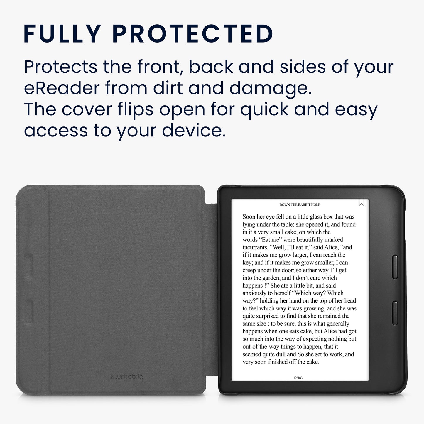 Felt fabric case compatible with Tolino Vision 6