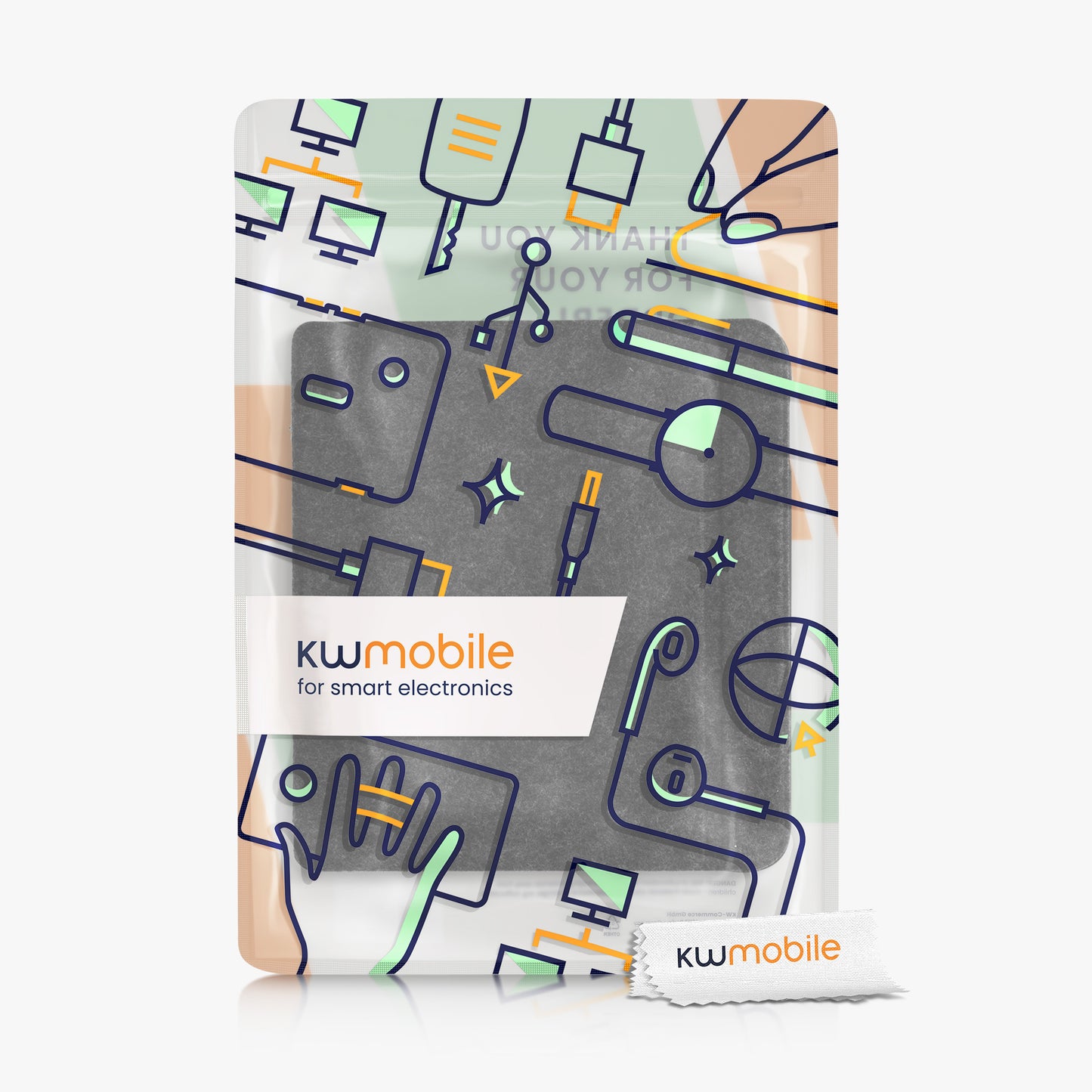 Felt fabric case compatible with Tolino Vision 6