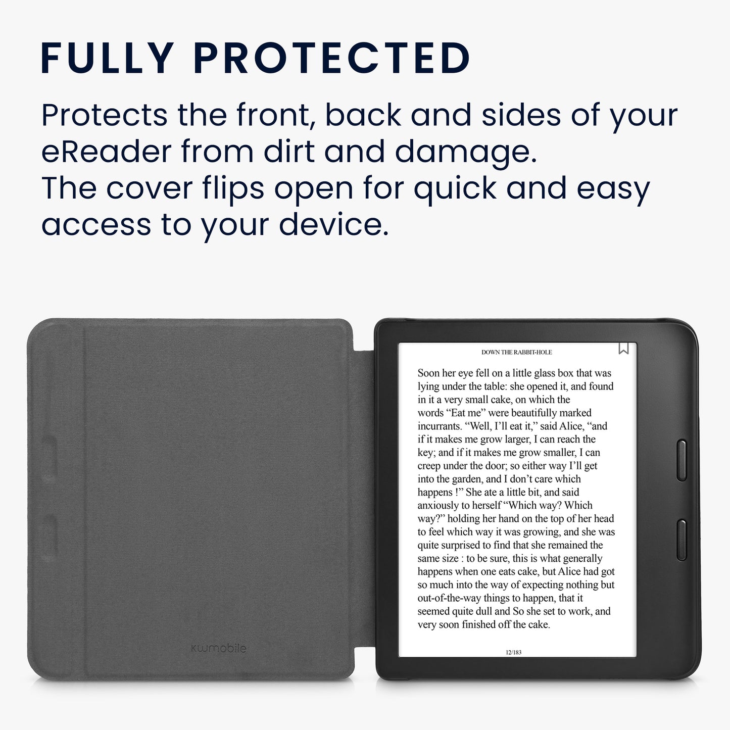 Felt fabric case compatible with Tolino Vision 6