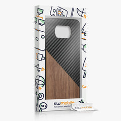 Xiaomi Poco X3 NFC / Poco X3 Pro Phone Case Wood and Carbon