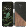 Xiaomi Redmi Note 9S / 9 Pro / 9 Pro Max Phone Case Wood and Carbon