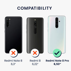 Xiaomi Redmi Note 8 Pro Phone Case Wood and Carbon