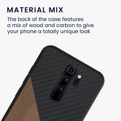 Xiaomi Redmi Note 8 Pro Phone Case Wood and Carbon