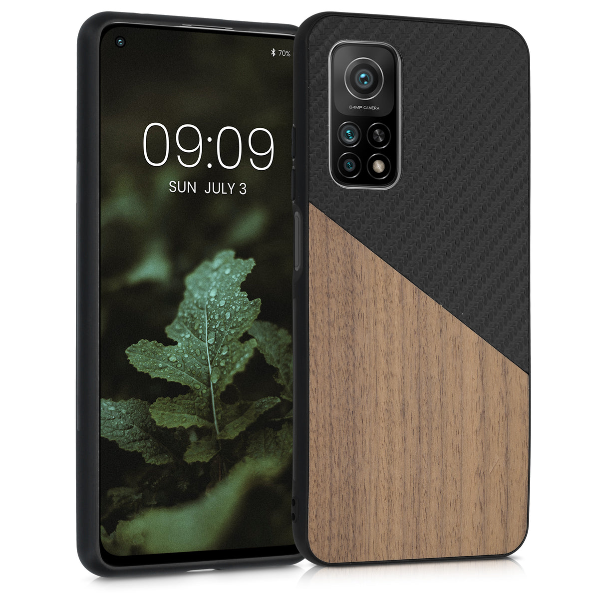 Xiaomi Mi 10T / Mi 10T Pro Wood and Carbon Phone Case