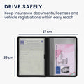 kwmobile Vehicle Registration Holder with Card Slots - Pouch for Italian Car Registration Document Driver's License
