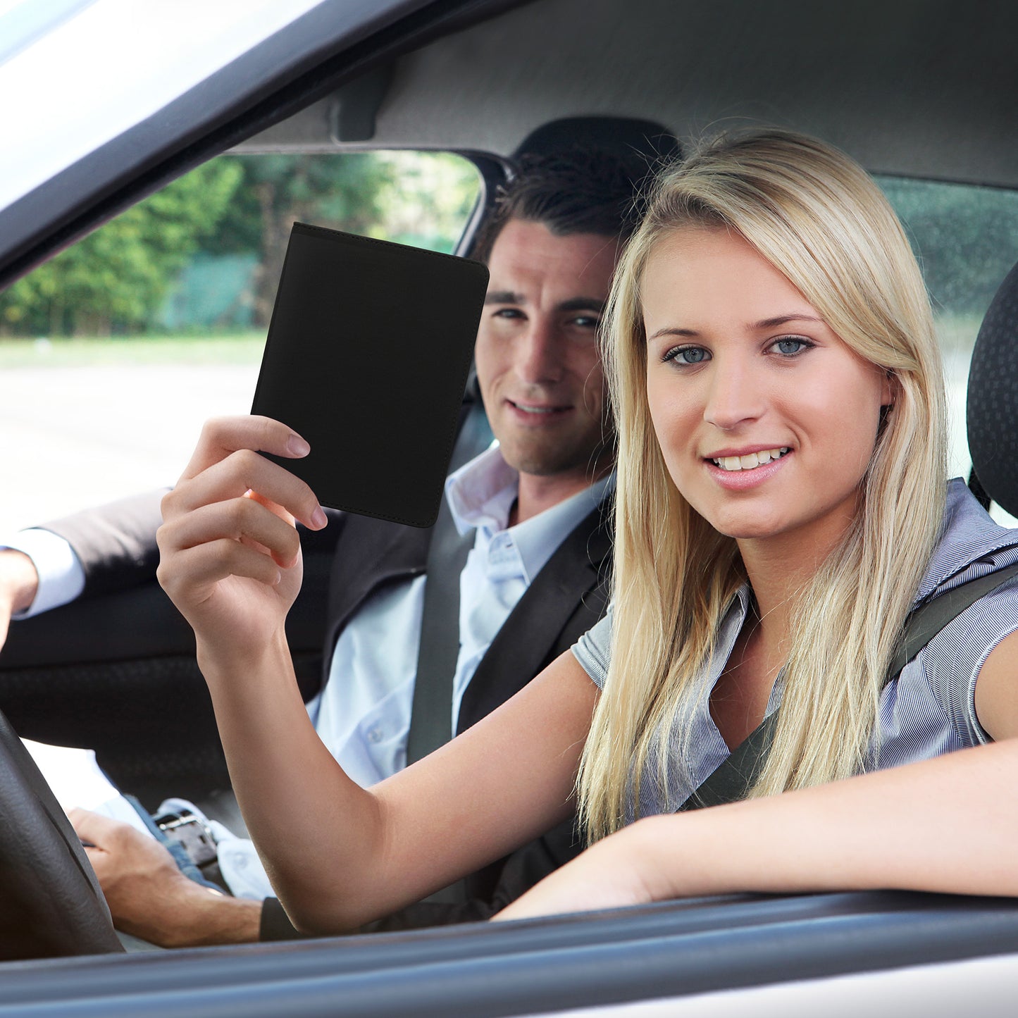 kwmobile Vehicle Registration Holder with Card Slots - Pouch for Italian Car Registration Document Driver's License