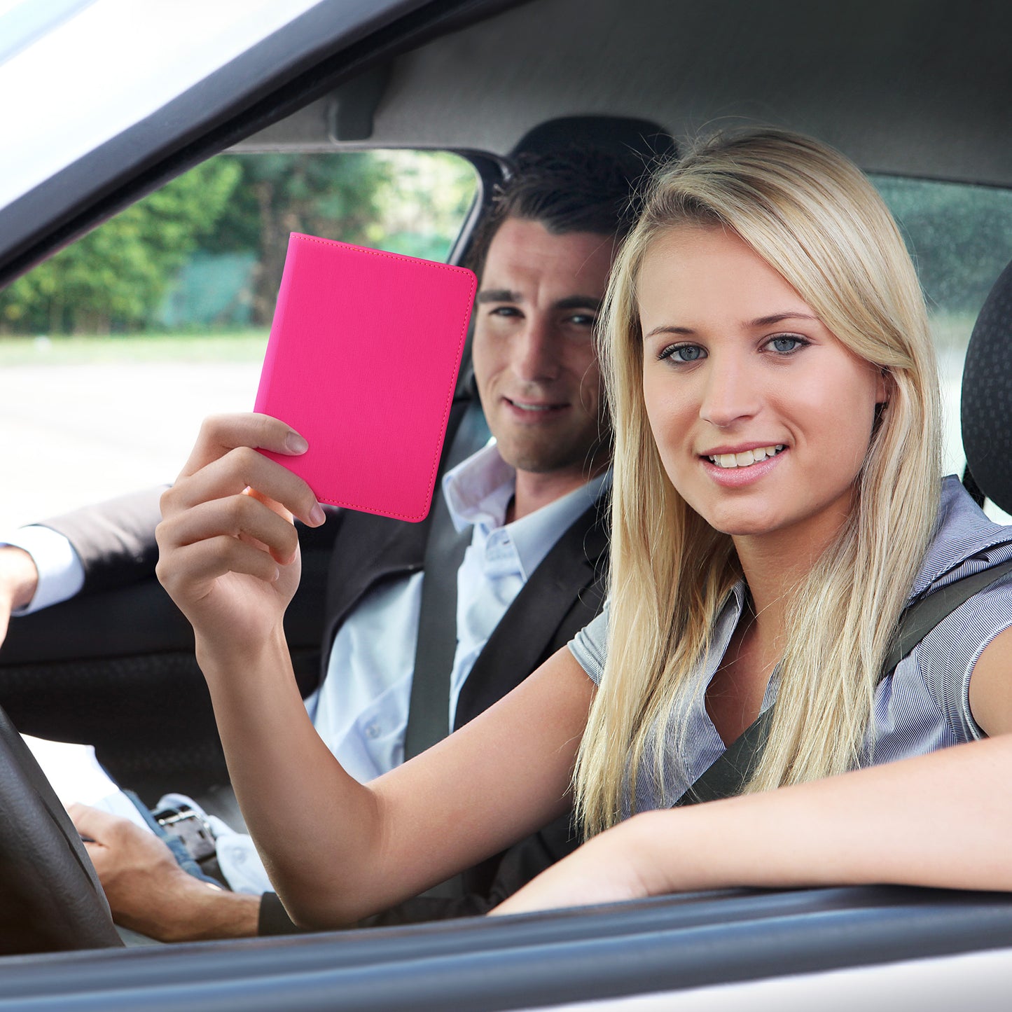 kwmobile Vehicle Registration Holder with Card Slots - Pouch for Italian Car Registration Document Driver's License