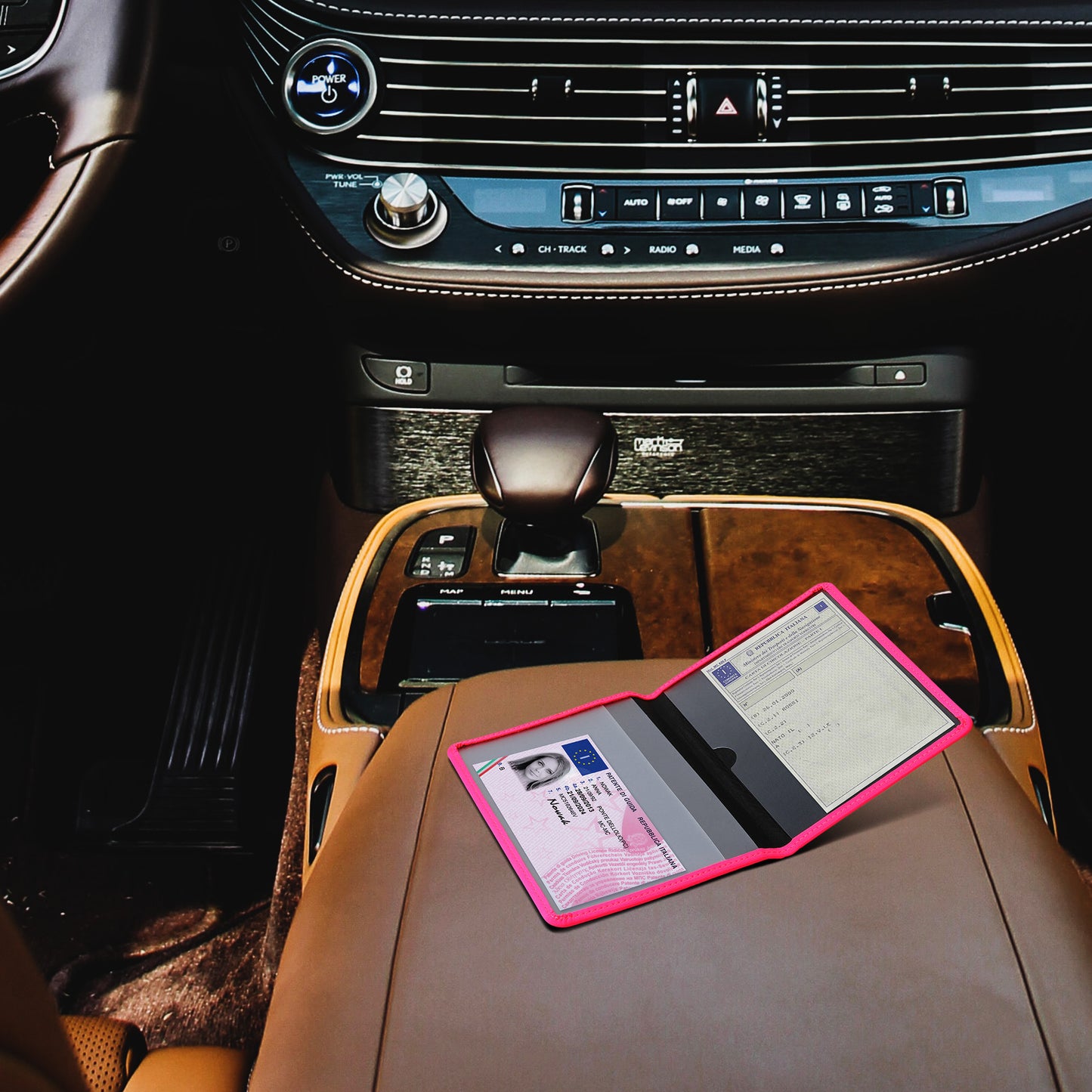 kwmobile Vehicle Registration Holder with Card Slots - Pouch for Italian Car Registration Document Driver's License