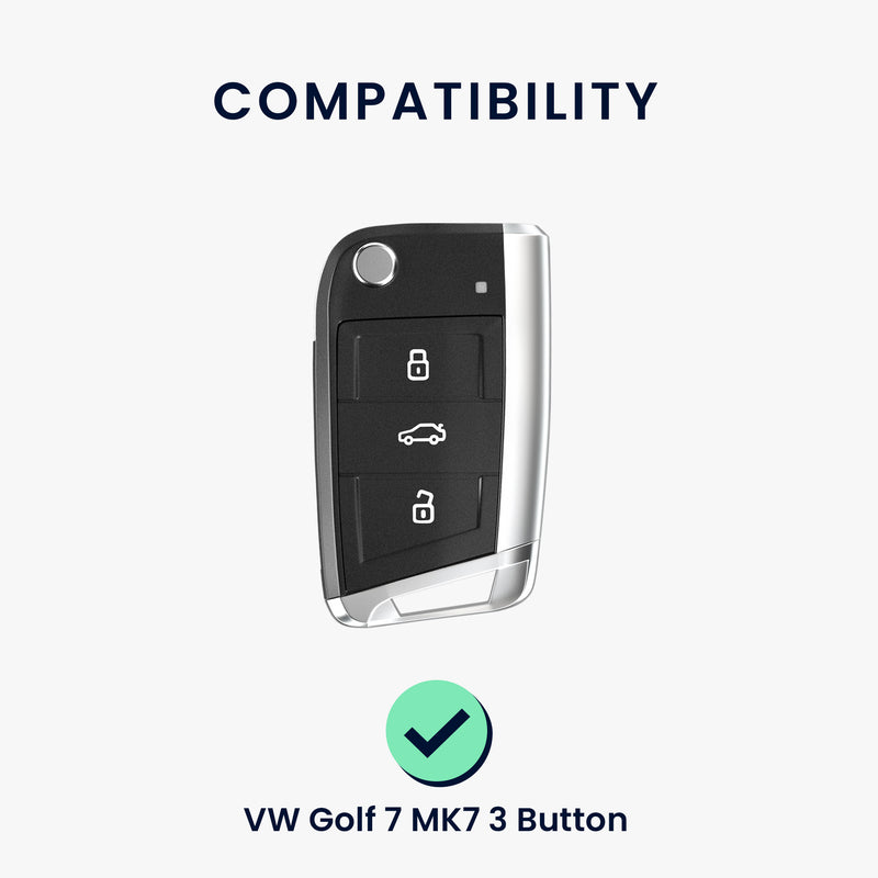 Case for VW Golf 7 MK7 3-Button Car Key