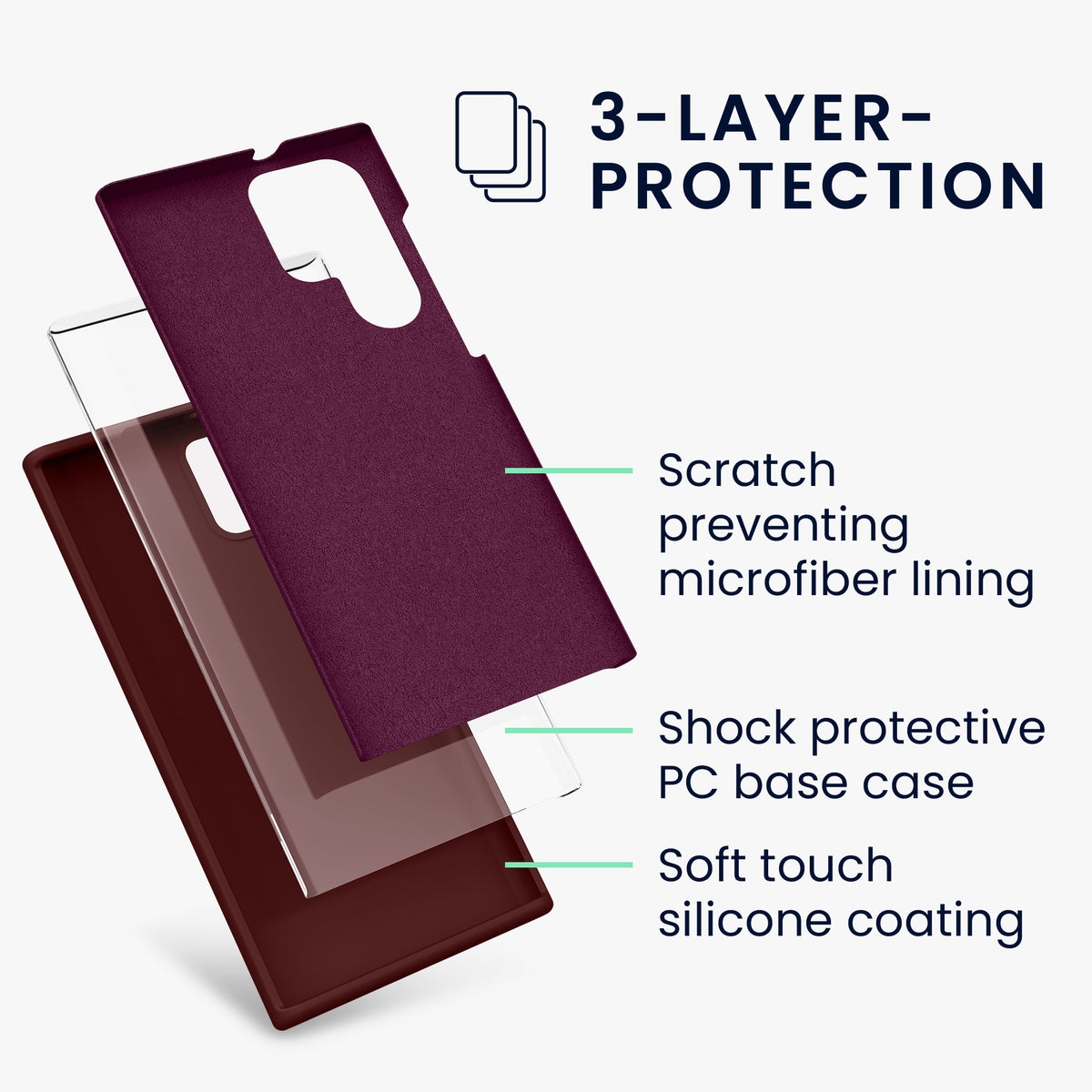 Samsung Galaxy S22 Ultra Silicone Phone Case