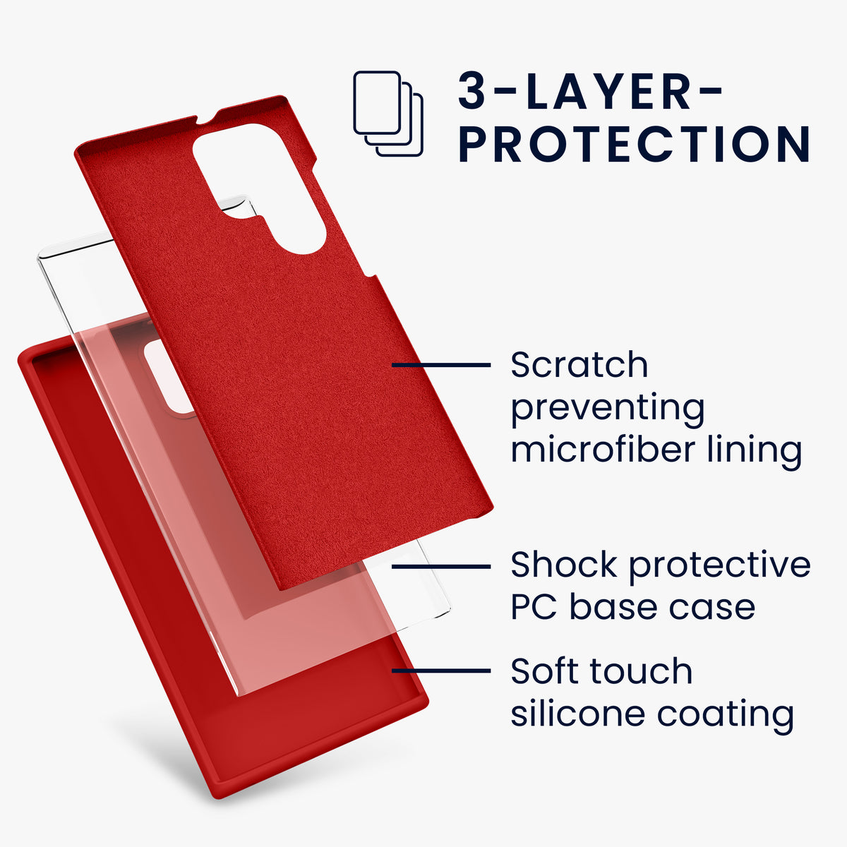 Samsung Galaxy S22 Ultra Silicone Phone Case