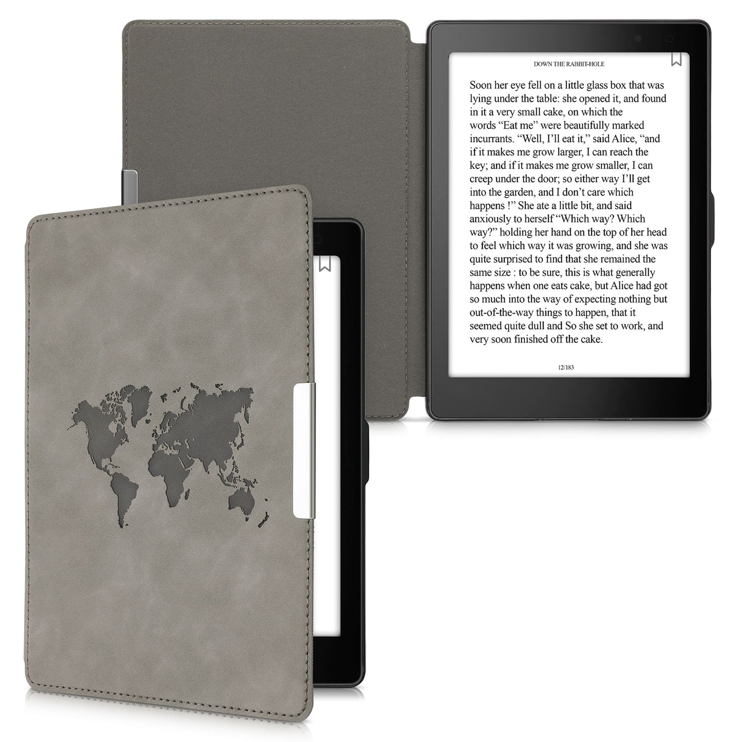 kwmobile Schutzhülle für Kobo Aura ONE Hülle - eReader Case aus Kunstleder mit Auto Sleep Funktion - [dsg02] - Hüllen