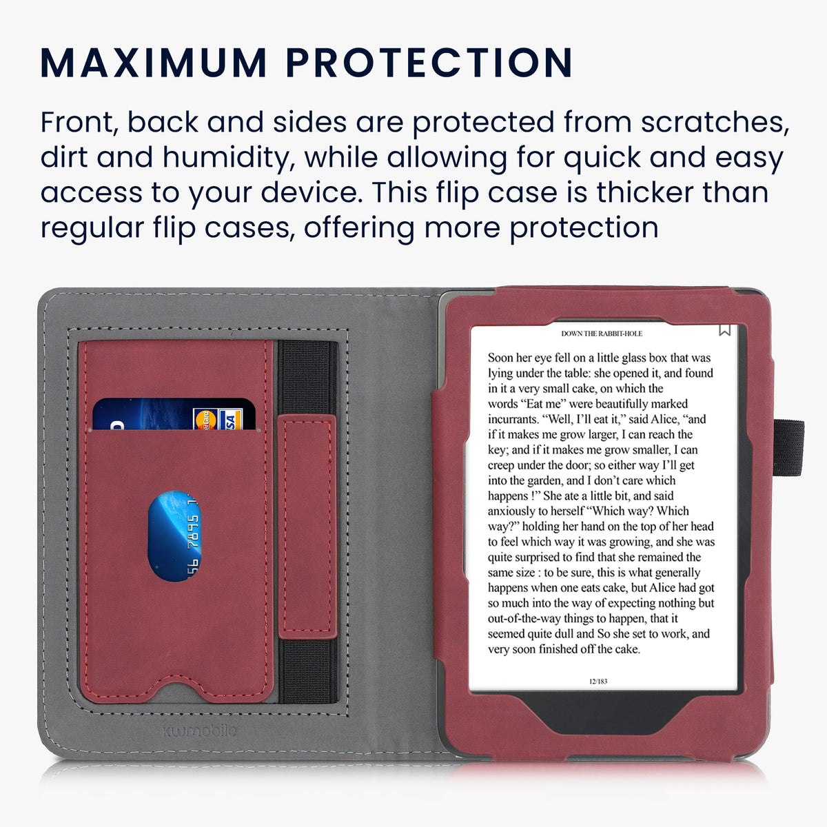 Kobo Clara HD with Hand Strap Flip Case
