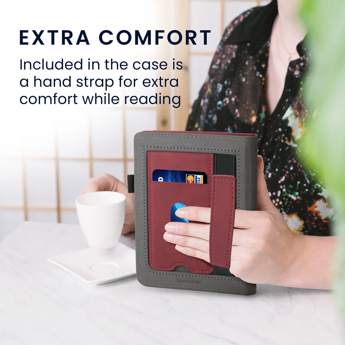Kobo Clara HD with Hand Strap Flip Case