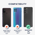 Faux Leather Case compatible with Motorola Moto G200 5G