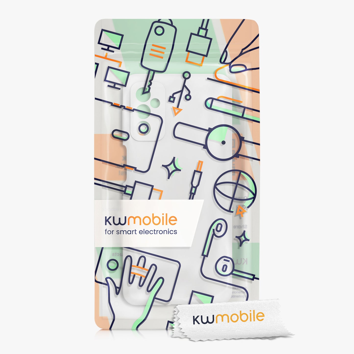 Rubberized Silicone Case for Samsung Galaxy M52 5G in Matte White
