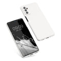 Rubberized Silicone Case for Samsung Galaxy M52 5G in Matte White