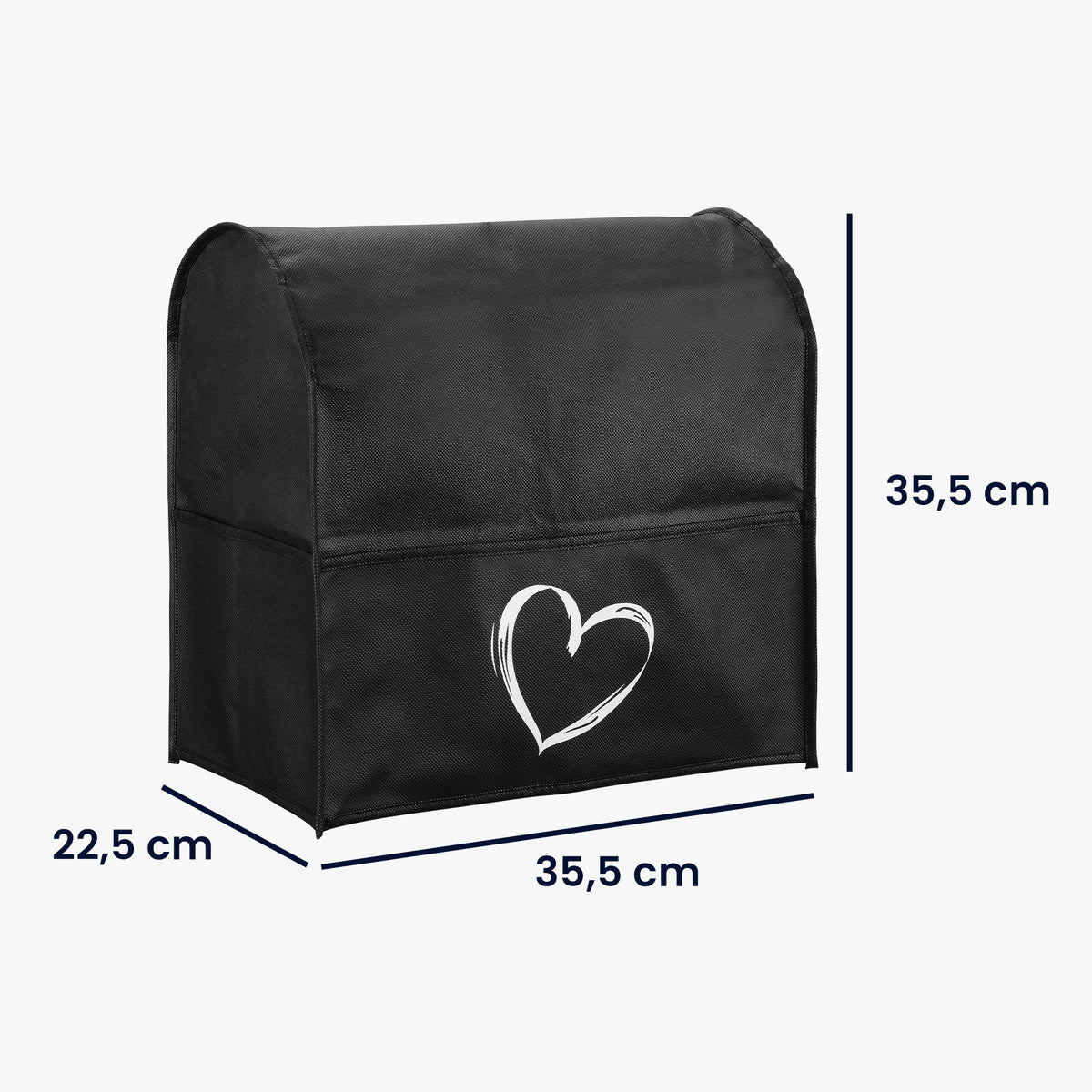 KitchenAid 4.3-4.8 liter Dust Cover White Heart
