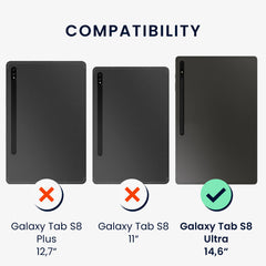 Case for Samsung Galaxy Tab S8 Ultra / S9 Ultra with Stand