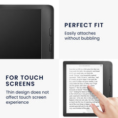 kwmobile Folie kompatibel mit Kobo Libra 2 - Full Screen eReader Schutzfolie - eBook Displayschutzfolie entspiegelt