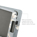 Kobo Libra 2 with Hand Strap Flip Case Magnolias on Grey