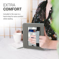 Kobo Libra 2 with Hand Strap Flip Case Magnolias on Grey