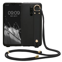Xiaomi Redmi 9 Necklace Phone Case Black Silicone